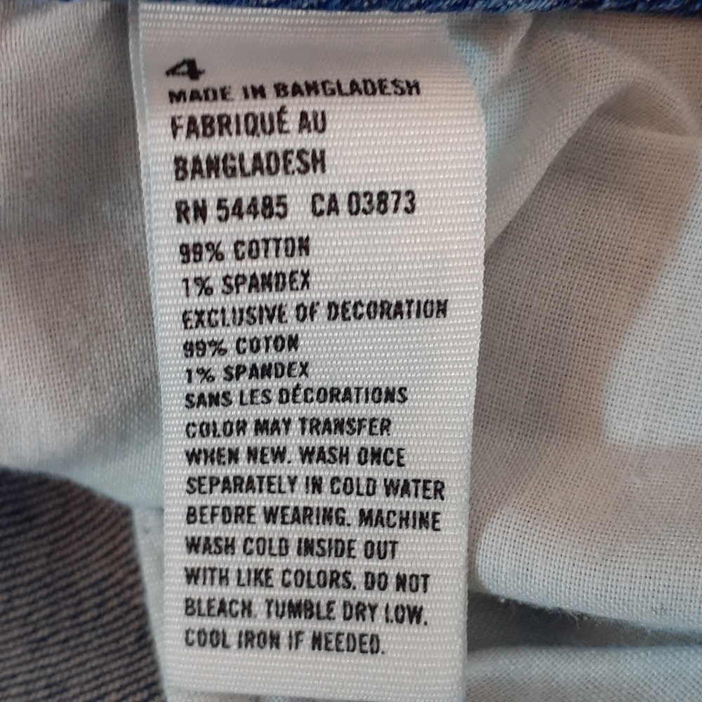 🎉 American Eagle women’s low rise Artist Crop stretch jeans size 4 - Picture 6 of 6